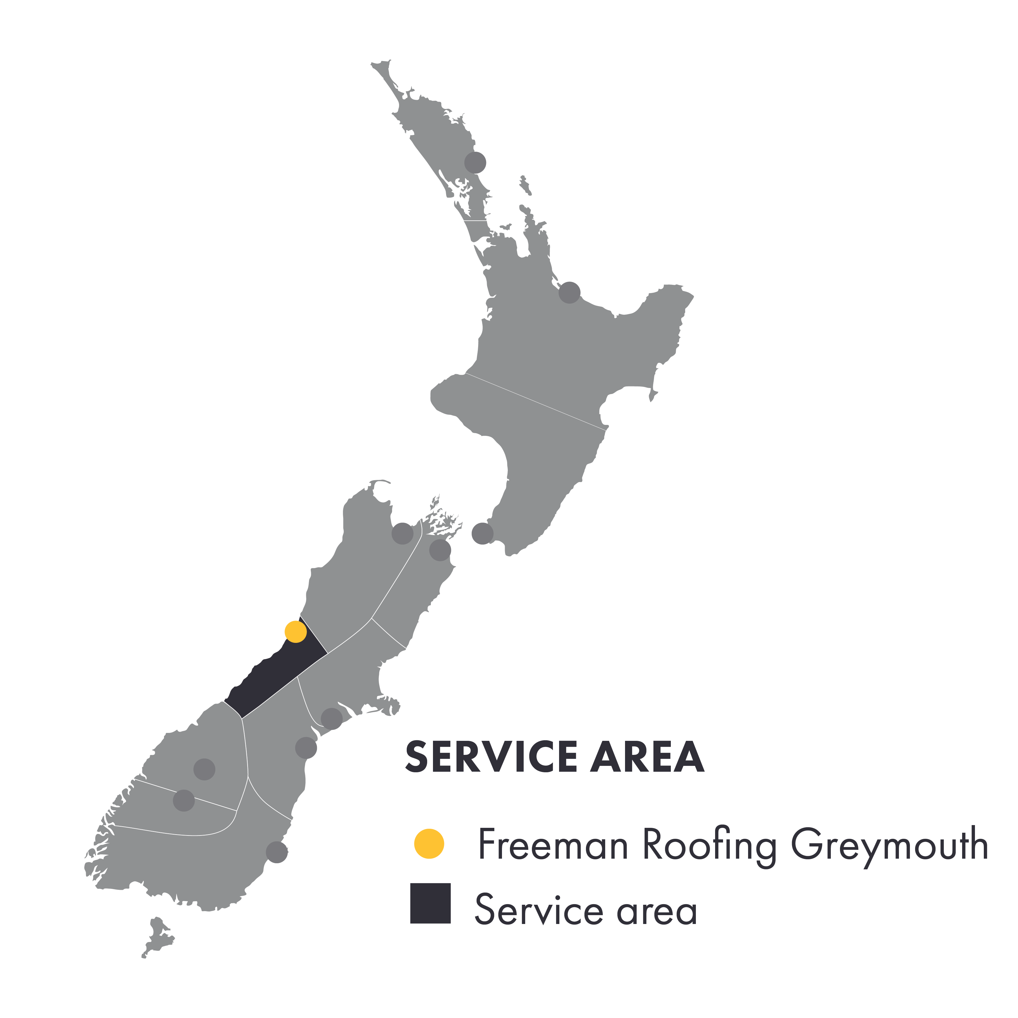 Greymouth map